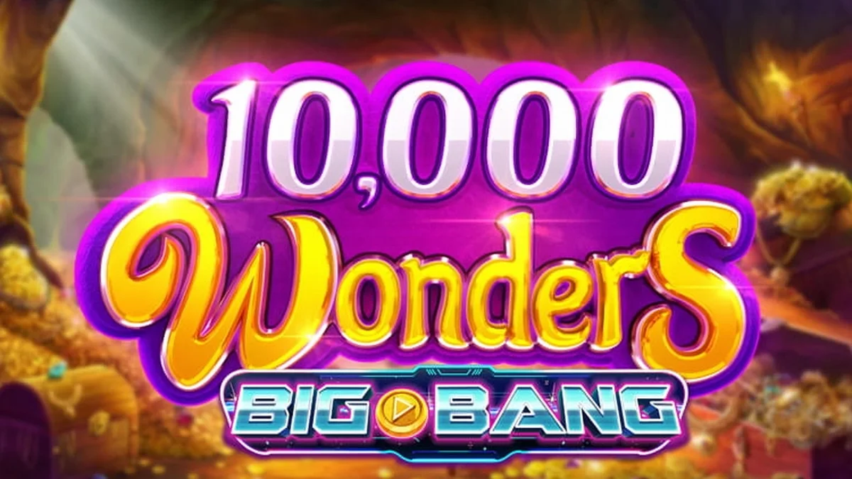 Tampilan visual slot 10,000 Wonders Big Bang dengan tema megah